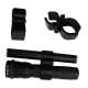 Universal Mounting for Tactical Flashlight on the Gun Barrel
