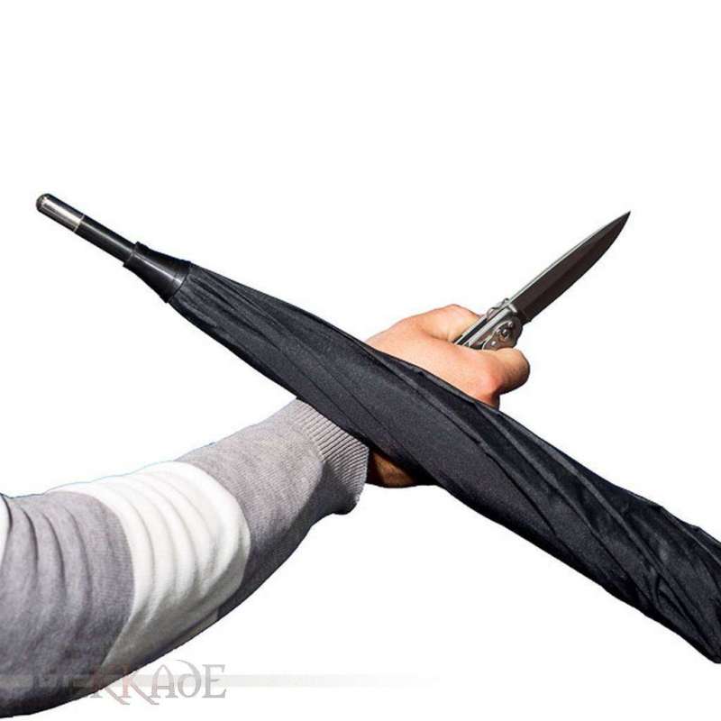 Unbreakable SelfDefense Umbrella With Reflection Band