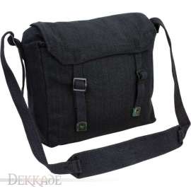 Musette militaire en Coton Canvas - Noir
