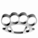 Bright Silver Brass Knuckles