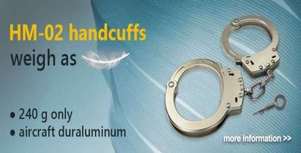 Menottes de Police en Duralumin A&eacute;ronautique